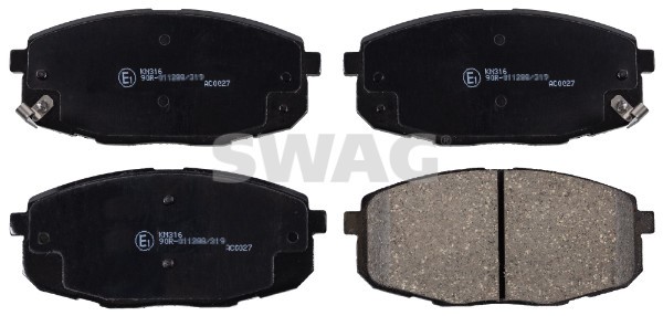 Brake Pad Set, disc brake SWAG 33107523
