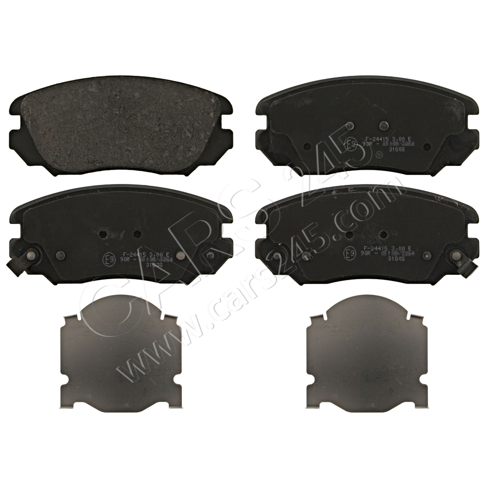 Brake Pad Set, disc brake SWAG 40916895