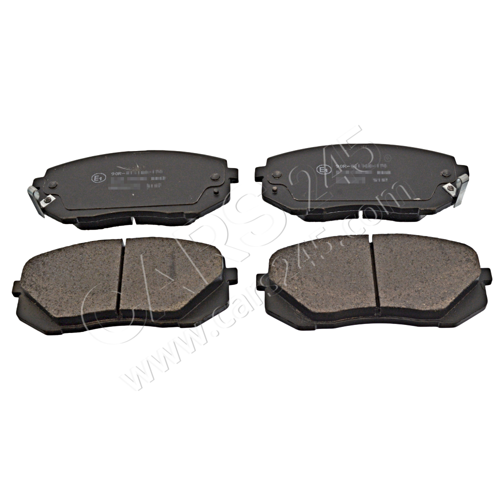 Brake Pad Set, disc brake SWAG 91916816