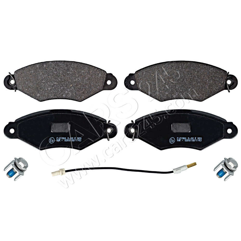 Brake Pad Set, disc brake SWAG 60916441