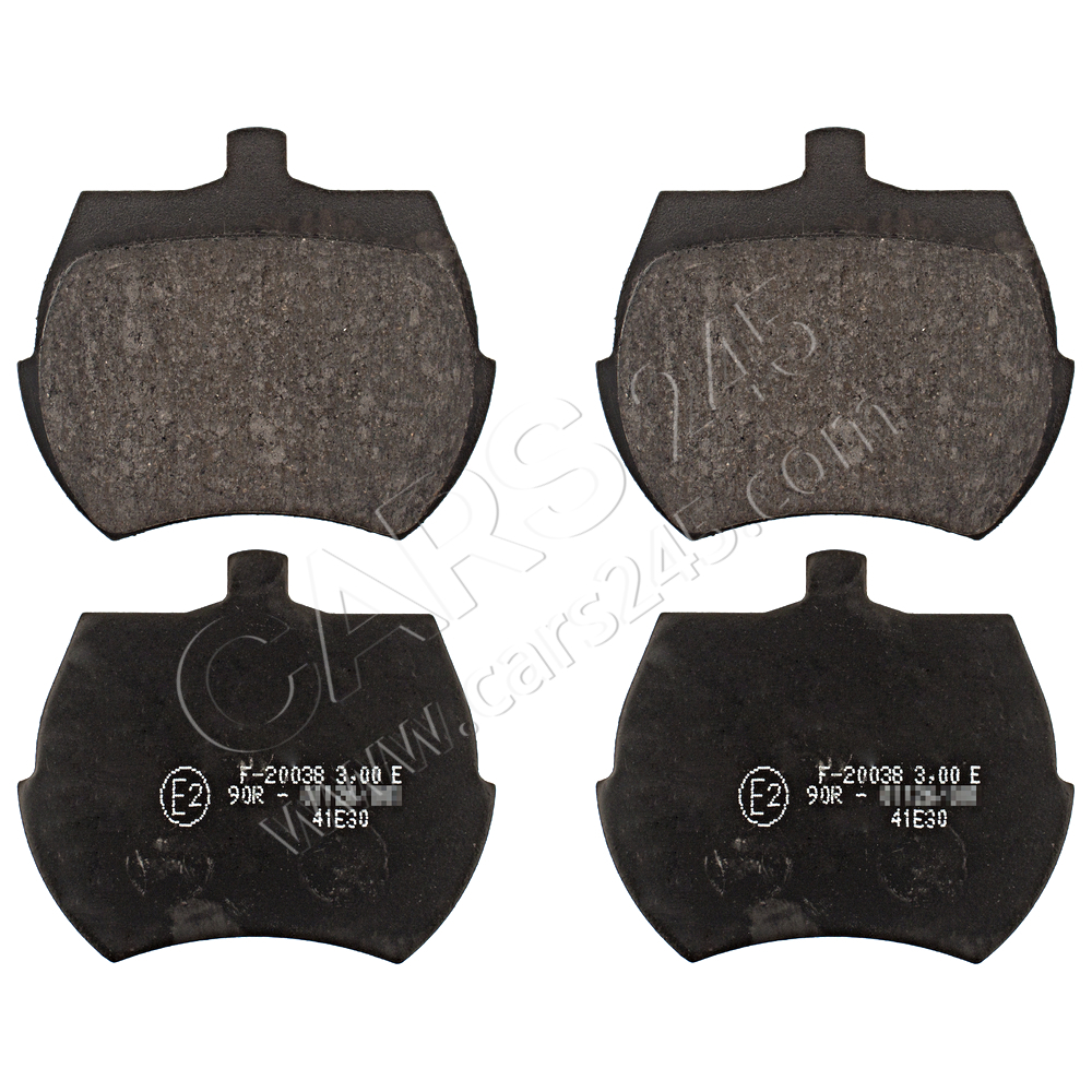 Brake Pad Set, disc brake SWAG 22116201