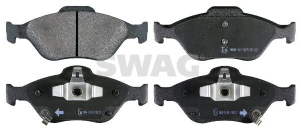 Brake Pad Set, disc brake SWAG 33106452
