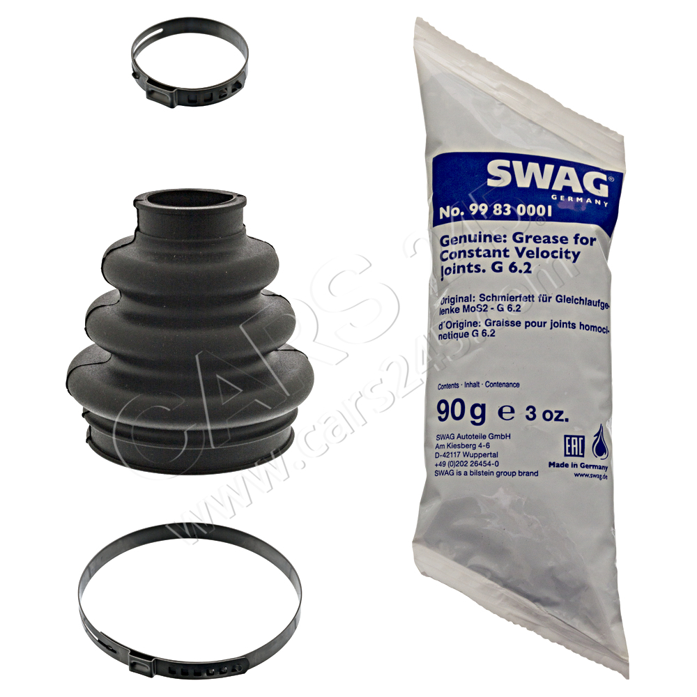 Bellow Kit, drive shaft SWAG 20100445