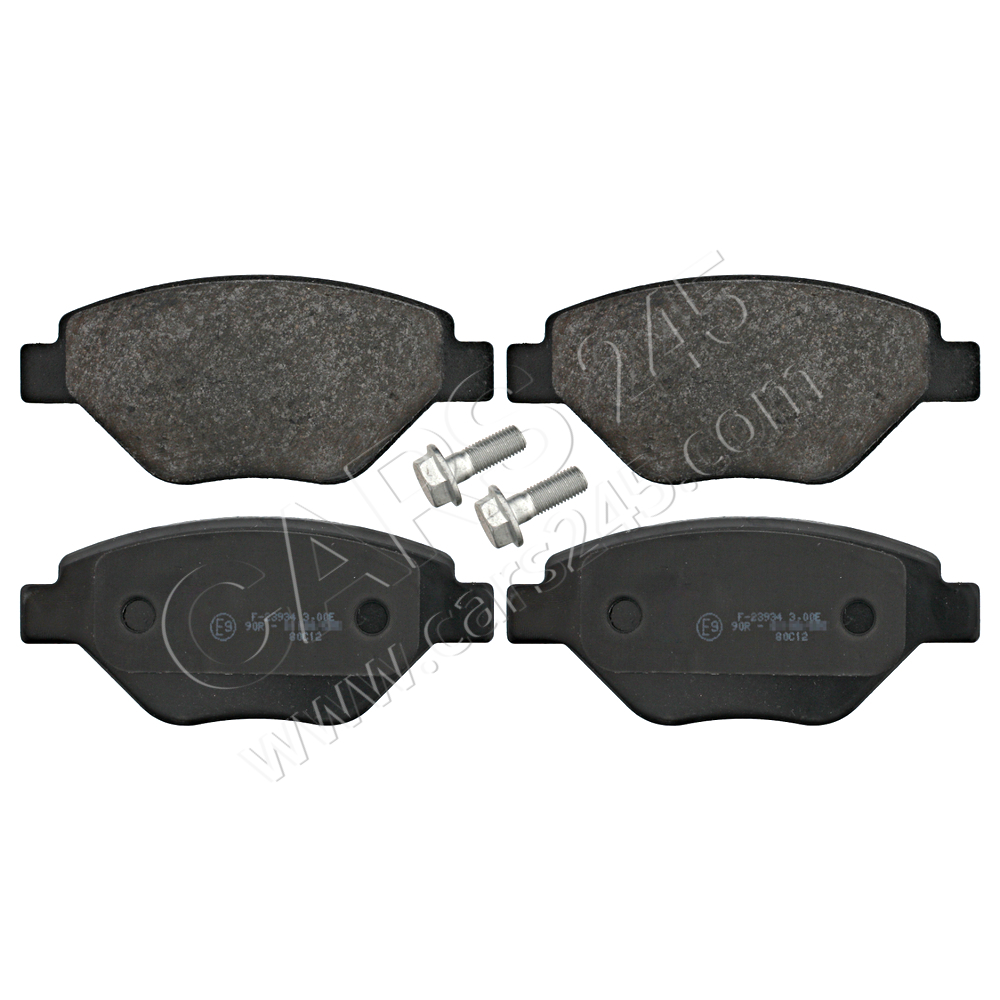Brake Pad Set, disc brake SWAG 60916623