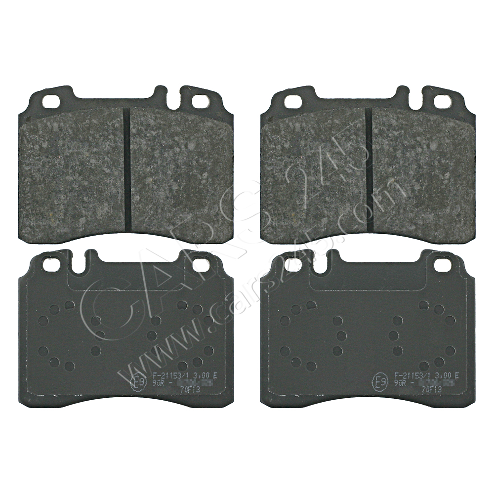 Brake Pad Set, disc brake SWAG 10916095