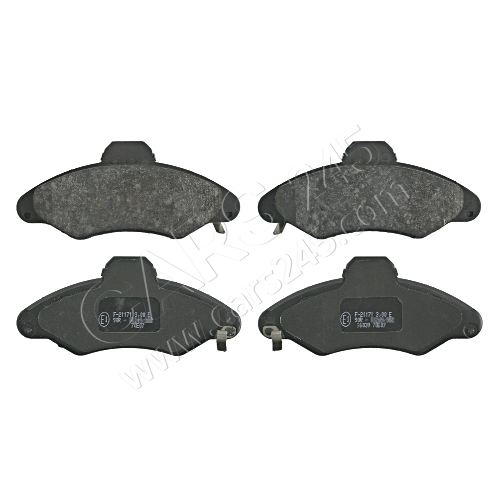 Brake Pad Set, disc brake SWAG 50916039