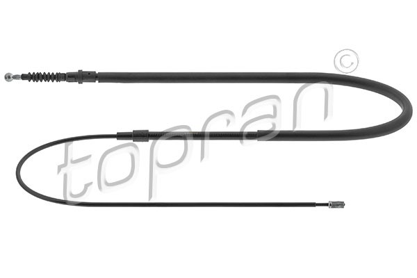 Cable Pull, parking brake TOPRAN 111210 2