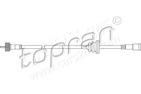 Speedometer Cable TOPRAN 202218