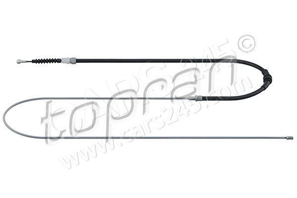 Cable Pull, parking brake TOPRAN 114850