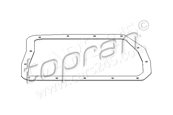 Gasket, automatic transmission oil sump TOPRAN 501746