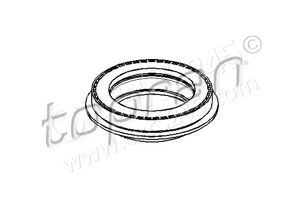 Rolling Bearing, suspension strut support mount TOPRAN 109693