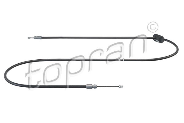 Cable Pull, parking brake TOPRAN 409201