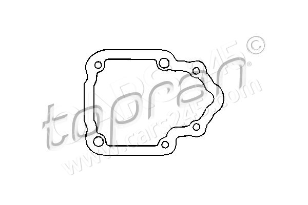 Oil Seal, manual transmission TOPRAN 100078