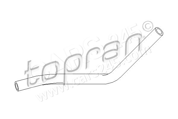 Hydraulic Hose, steering system TOPRAN 111980