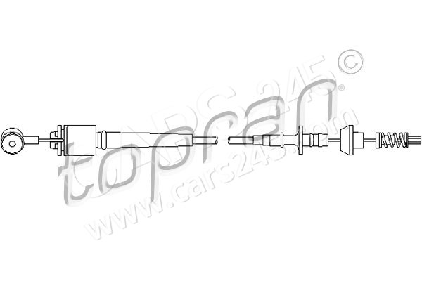 Accelerator Cable TOPRAN 302775
