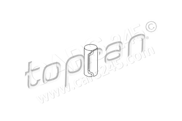Sleeve, control arm mounting TOPRAN 200509