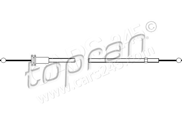Bonnet Cable TOPRAN 109859
