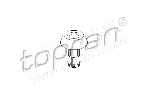 Bushing, selector/shift rod TOPRAN 111090