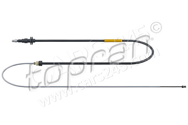 Cable Pull, parking brake TOPRAN 701510