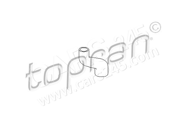 Radiator Hose TOPRAN 205714