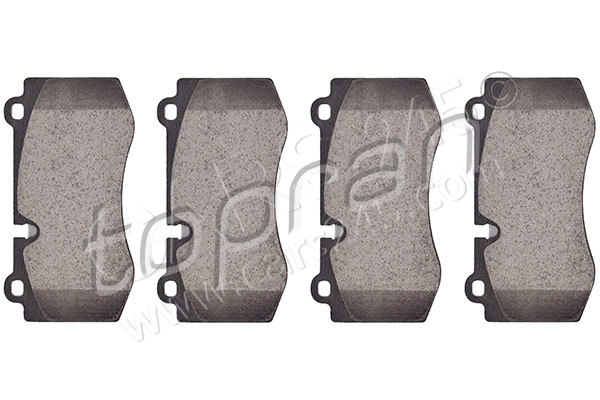 Brake Pad Set, disc brake TOPRAN 401647