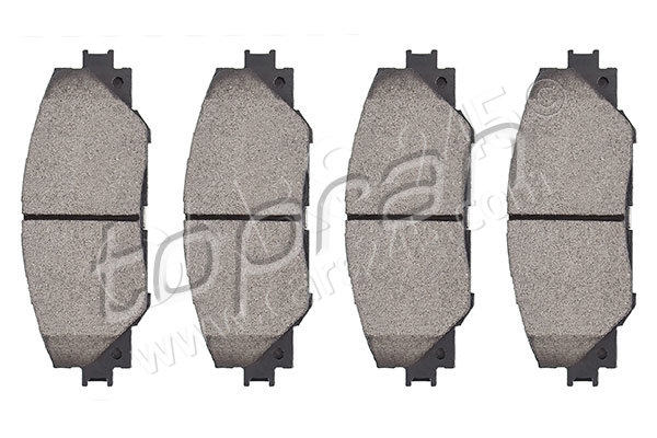 Brake Pad Set, disc brake TOPRAN 600613