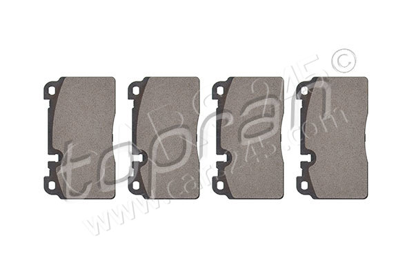 Brake Pad Set, disc brake TOPRAN 115179