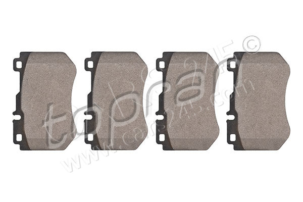 Brake Pad Set, disc brake TOPRAN 409426