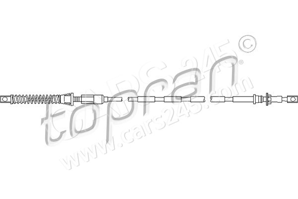 Accelerator Cable TOPRAN 302770