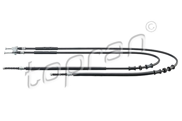 Cable Pull, parking brake TOPRAN 207383