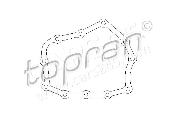 Oil Seal, manual transmission TOPRAN 201538