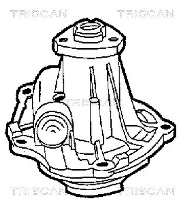 Water Pump, engine cooling TRISCAN 860029006 2