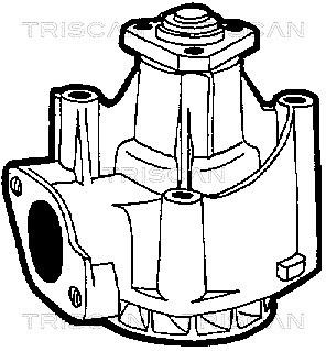 Water Pump, engine cooling TRISCAN 860015921 2