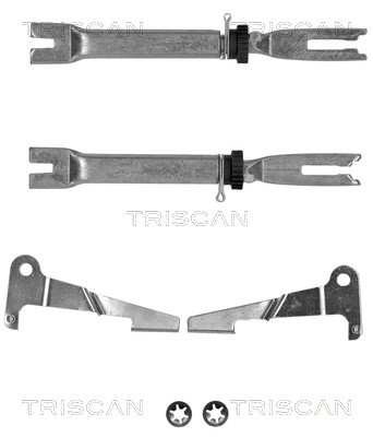 Adjuster Set, drum brake TRISCAN 8105103011