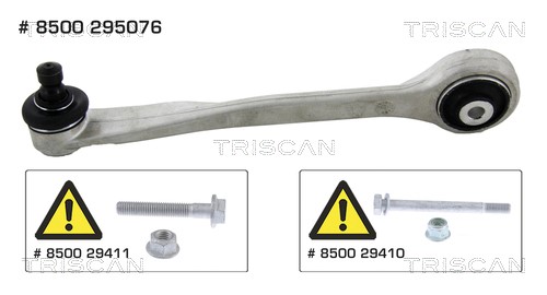 Control/Trailing Arm, wheel suspension TRISCAN 8500295076