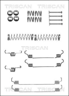 Accessory Kit, brake shoes TRISCAN 8105282570