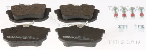 Brake Pad Set, disc brake TRISCAN 811010511