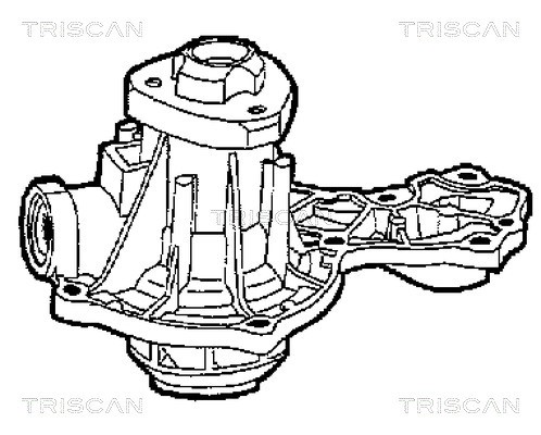 Water Pump, engine cooling TRISCAN 860029005 2