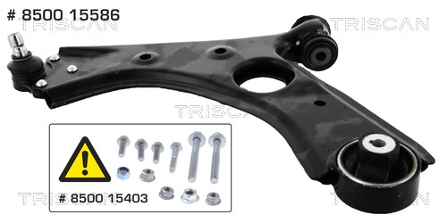 Control/Trailing Arm, wheel suspension TRISCAN 850015586