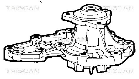 Water Pump, engine cooling TRISCAN 860010877 3