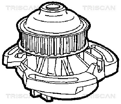 Water Pump, engine cooling TRISCAN 860029984 2