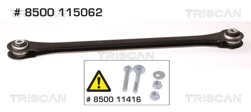 Rod/Strut, wheel suspension TRISCAN 8500115062