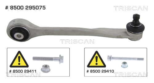 Control/Trailing Arm, wheel suspension TRISCAN 8500295075
