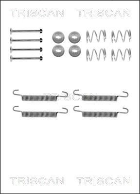 Accessory Kit, parking brake shoes TRISCAN 8105242570
