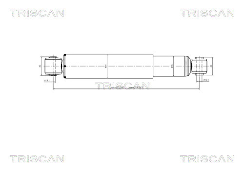 Shock Absorber TRISCAN 870523201