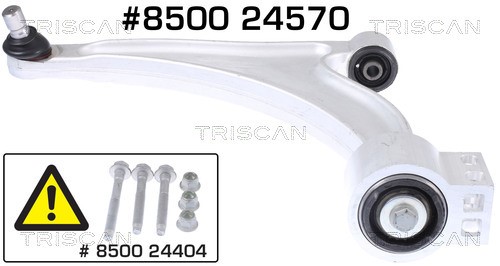 Control/Trailing Arm, wheel suspension TRISCAN 850024570