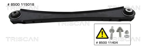 Control/Trailing Arm, wheel suspension TRISCAN 8500115018
