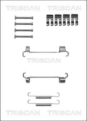 Accessory Kit, parking brake shoes TRISCAN 8105102603