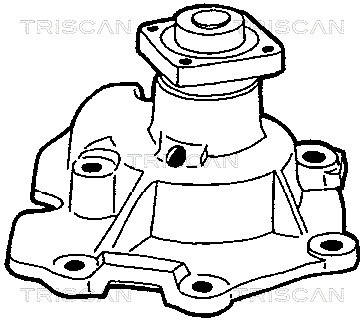 Water Pump, engine cooling TRISCAN 860016836 2