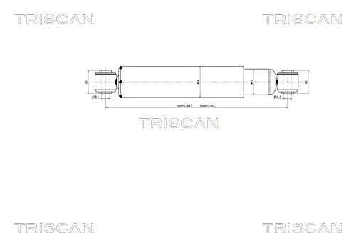 Shock Absorber TRISCAN 870523202